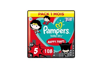 Couche bébé Pampers Pampers couches-culottes baby-dry pants taille 5 - 27 culottes - pack 1 mois