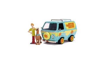 Figurine pour enfant Jada Toys Scooby doo - réplique métal 1/24 hollywood rides mystery van avec figurines