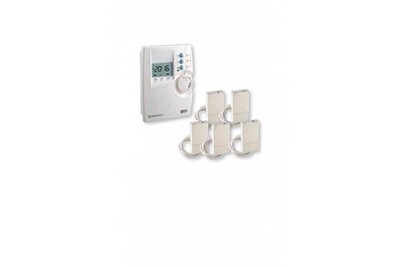 Thermostat et programmateur de chauffage Delta Dore Pack driver 230 cpl - programmateur et récepteurs courant porteur 3 zones pour chauffage électrique - deltadore 6051147