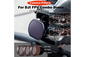 Accessoires pour maquette GENERIQUE Filtres de caméra nd4 nd8 nd16 pour accessoires de drone combiné dji fpv multicolore
