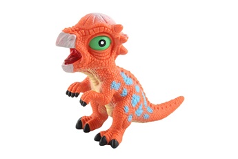 Jouets éducatifs GENERIQUE Les mini dinosaures de couleur pressent et appellent les jouets de dinosaure de simulation en caoutchouc mou v9