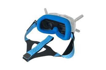 Accessoires pour maquette GENERIQUE Faceplate eye pad + head strap head band pour dji fpv goggles v2 ensemble de remplacement bleu