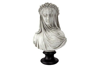 Figurine pour enfant Design Toscano Design toscano ng31524 buste, blanc, 15 x 23 x 35,5 cm