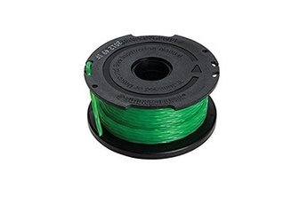 Accessoire pour coupe-bordure Black & Decker Black+decker bobine de rechange pour coupe-bordures, bobine reflex plus, 6 m de fil en nylon vert et résistant, fil de ?2 mm, a6482-xj
