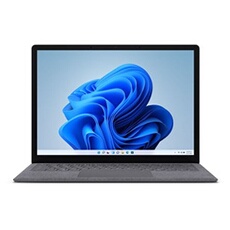PC Ultra-Portable Surface Laptop 4 13,5" Ecran tactile AMD Ryzen 5se 8 Go RAM 256 Go SSD Platine Finition Alcantara
