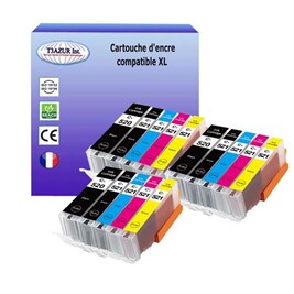 20x Müller Printware cartucce d'inchiostro per Canon MX 860 sostituisce PGI-520 CLI-521 CMYK nero blu rosso giallo 20x Müller Printware cartucce d'inchiostro per Canon MX 860 sostituisce PGI-520 CLI-521 CMYK nero blu rosso giallo