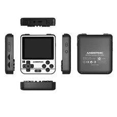 Console rétrogaming GENERIQUE Console de jeux portable RG280V Écran IPS de 2,8 pouces - Argent
