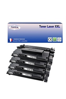 4 Toners compatibles avec HP LaserJet Pro M402, M402d, M402dn, M402dne, M402dw, M402m, M402n remplace HP CF226X - 9 200p -