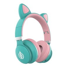 Casque audio GENERIQUE Casque sans fil LED031 stéréo portable - Menthe Verte