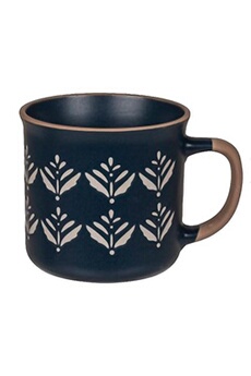 tasse et mugs out of the blue tasse en céramique florale bleue - diamètre 9 cm x hauteur 8.5 cm