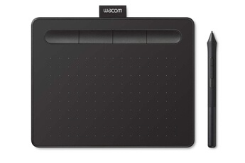 Wacom Tablette graphique à stylet wacom intuos s, noir - tablette mobile pour la peinture, le dessin et retouche photo avec 1 logiciel de création gratui
