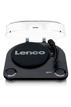Platine vinyle Lenco Platine vinyle à haut-parleurs intégrés LS-40BK Noir