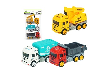 Véhicules miniatures GENERIQUE Mini built fire-fighting engineering car toys gifts for pre-school children multicolore