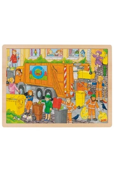 Puzzle Goki Goki 57459 - puzzle collecte des ordures