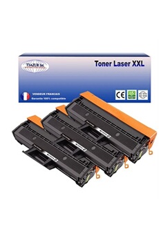 Toner T3AZUR Lot de 3 Toners Laser compatibles pour Samsung Xpress M2070FW, M2070W, MLT-D111L, MLT-D111S - 1800 pages -
