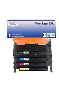 Toner T3AZUR 4 Toners compatibles avec Samsung CLT-406S pour Samsung XPress SL-C467W -