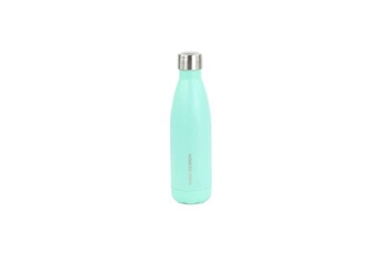 Gourde et poche à eau AUCUNE Yoko design inox gourde isotherme bouteille 500 ml pastel mint