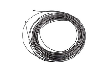 Câble et Connectique Duokon 1 pc 15 mètres diamètre 1.5mm 304 en acier inoxydable câble en métal corde pour rambarde decking vêtements lignes