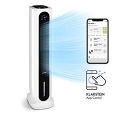 Acheter Rafaîchisseur d'air connecté Polar Tower Smart - 7L - 3.306 m³/h - 85W - Télécommande - Blanc Bon état - 182,99 € Rafaîchisseur d'air connecté Polar Tower Smart - 7L - 3.306 m³/h - 85W - Télécommande - Blanc Bon état - Klarstein reconditionné disponible sur Darty