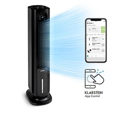 Acheter Rafaîchisseur d'air connecté Polar Tower Smart - 7L - 3.306 m³/h - 85W - Télécommande - Noir Bon état - 185,99 € Rafaîchisseur d'air connecté Polar Tower Smart - 7L - 3.306 m³/h - 85W - Télécommande - Noir Bon état - Klarstein reconditionné disponible sur Darty