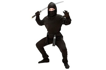 Déguisement enfant Widmann Widmann - déguisement ninja full black 11/13 ans (158 cm)