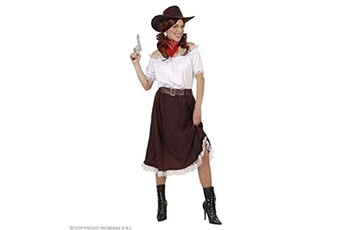 Déguisement adulte Widmann Widmann generique - déguisement cowgirl blanc marron femme taille m