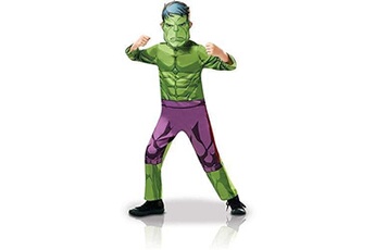 Déguisements Rubies Costume Co Rubie's - marvel - avengers - deguisement classique hulk serie animee taille m, boys, 640838m, vert, 5 - 6