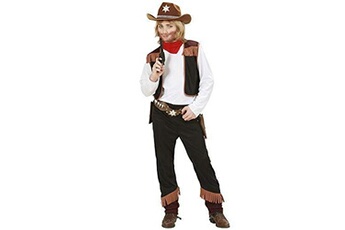 Déguisement enfant Widmann Widmann ? Costume de cowboy enfant (veste de cowboy avec gilet, pantalon, bandana)