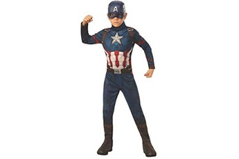 Déguisement enfant RUBIES Rubie's costume officiel avengers endgame captain america - 8-10 ans - hauteur 147 cm, taille l - version anglaise