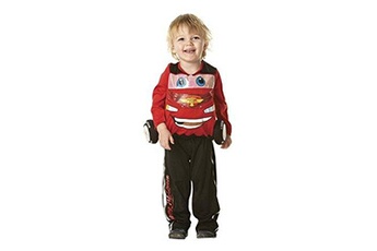 Déguisements Rubies Costume Co Rubie`s 884667-t, déguisement de luxe cars 2 mcqueen pour enfant 2-3 ans