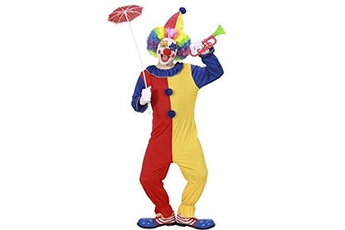 Déguisement enfant Widmann Widmann - déguisement clown bicolore 5/7 ans