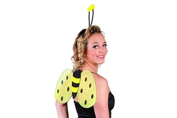 Déguisement enfant Boland Boland 52852 - costume d'abeille avec serre-tête à antennes et ailes