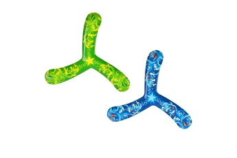 Jouets éducatifs GENERIQUE Boomerang for kids outdoor booma flying sports toy pour enfants et adultes multicolore