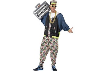 Déguisement enfant Smiffy's Smiffys costume hip hop années 80, à motifs, avec veste, pantalon et chapeau