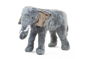 Peluche Childhome Eléphant debout jouet 77x33x55 cm gris