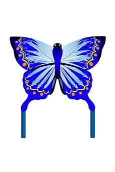 Accessoires pour aire de jeux Hq Kites Cerf-volant monofil enfants- -hq- papillon indigo