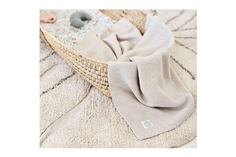 Couverture Couette bébé Jollein Couverture basic knit 75x100 cm nougat