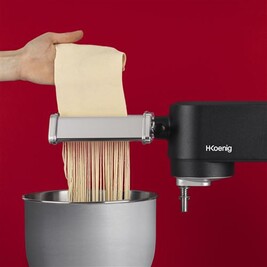 H.Koenig ACMX18 - Kit D'Accessoires Complet Pour Robot Multifonctions MX18 : Fouet, Broyeur, Mixeur, Presse-Agrumes & Extracteur De Jus