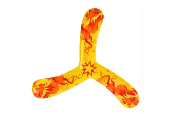 Jouets éducatifs GENERIQUE Boomerang for kids outdoor booma flying sports toy pour enfants et adultes orange