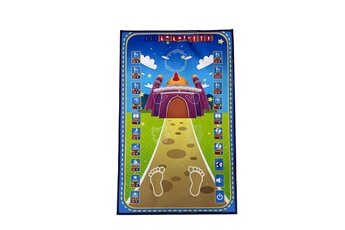 Tapis de jeu et tapis de sol GENERIQUE Electronic worship blanket meditation pilgrimage muslim blanket tool multicolore