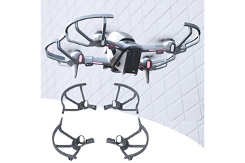 Accessoires pour maquette GENERIQUE 4pcs prope ller guard compatible avec le drone dji fpv conception totalement fermée noir