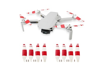 Accessoires pour maquette GENERIQUE Ensemble de bâtons de flottabilité trépied surélevés pliables pour drone dji mavic mini / mini 2 rouge