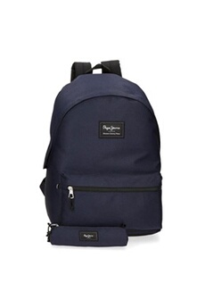 sacs à dos scolaires pepe jeans sac à dos + trousse london aris evergreen - marine 7999