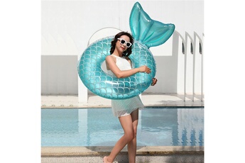 Jouets éducatifs GENERIQUE Anneau de bain gonflable de sirène pour le jouet d'eau d'amusement d'été pour des parties de piscine et de plage v1
