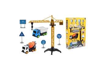 Jouets éducatifs GENERIQUE Simulation construction truck tower toy suit boy présente des jouets de scène v1