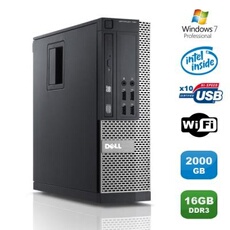 Pc dell optiplex 790 sff intel pentium g840 2.8ghz 16go ddr3 2to wifi win 7 pro