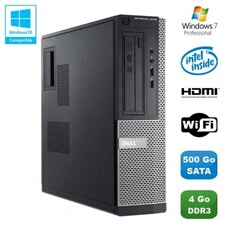 Pc dell optiplex 3010 dt intel g640 2.8ghz 4go 500go graveur wifi hdmi win 7 pro