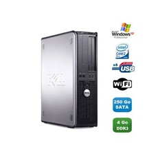 Pc optiplex 380 dt core 2 duo e7500 2,92ghz 4go ddr3 250go win xp pro