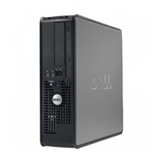 PC de bureau OPTIPLEX 755 DT CORE 2 DUO E6550 @ 2,33GHZ 4Go 500GO DVD Chipset Graphique intégré Windows 7