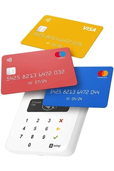 Lecteur carte mémoire Sumup Terminal de Paiement Carte Bancaire Mobile Lecteur de Carte NFC RFID sans Contact
